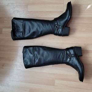 Umberto Raffini Leather Knee High Boots